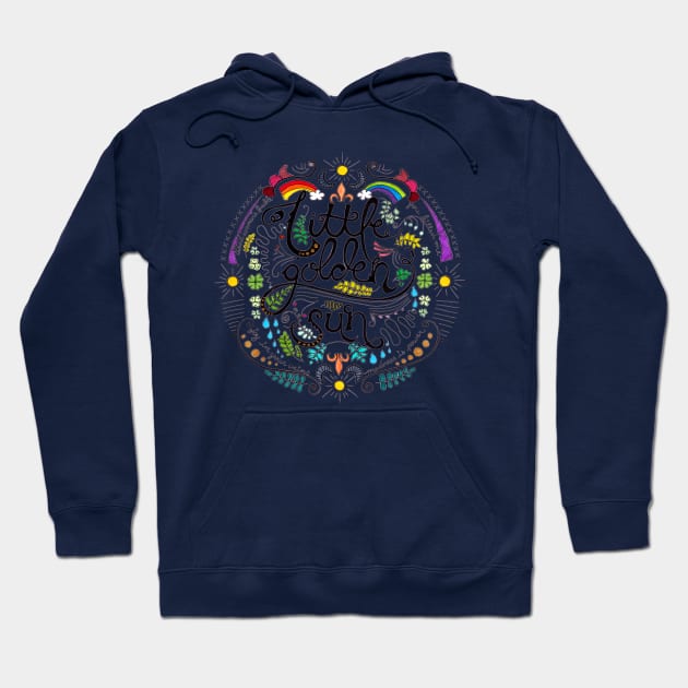 Little Golden Sun Hoodie by colleen.rose.art